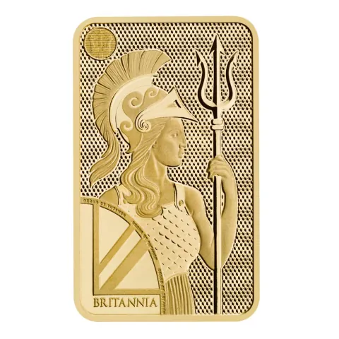 The Royal Mint 10 g Britannia gold minted bar