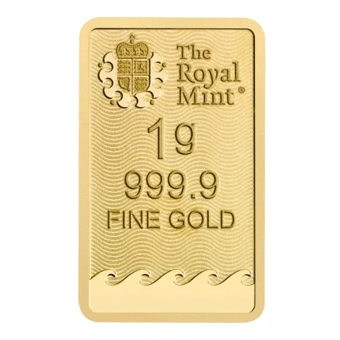 The Royal Mint 1 g Britannia gold minted bar