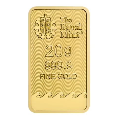 The Royal Mint 20 g Britannia gold minted bar