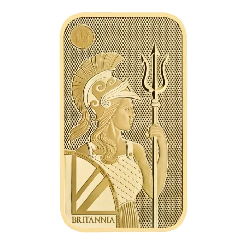 The Royal Mint 50 g Britannia gold minted bar