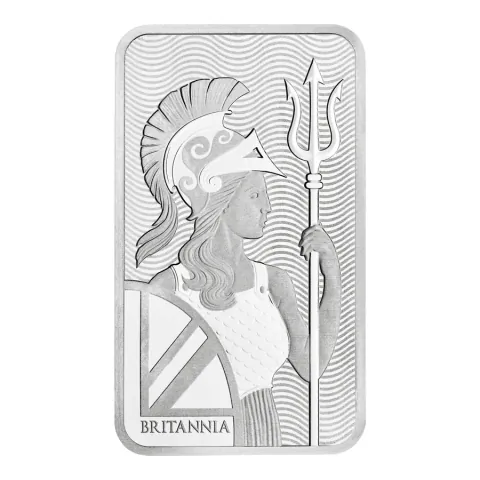 The Royal Mint 100g Britannia Silver Bar