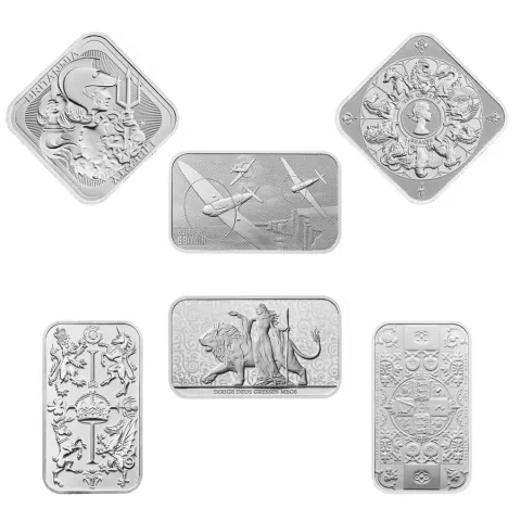 The Royal Mint 1oz Silver Bar (Best Value)