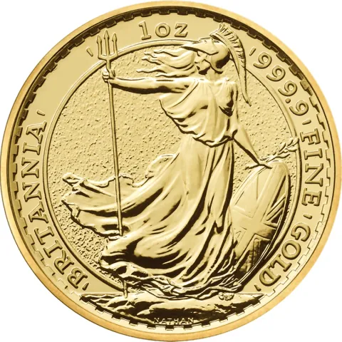 1oz Gold Britannia (Best Value), design side