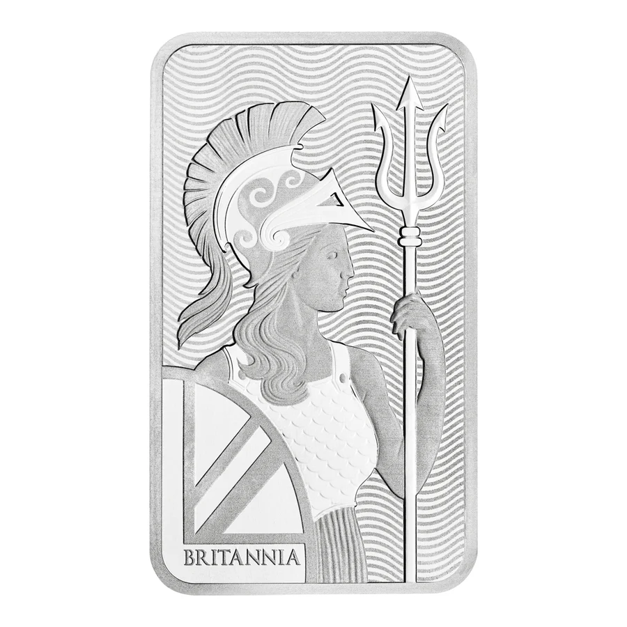 The Royal Mint 100g Britannia Silver Bar